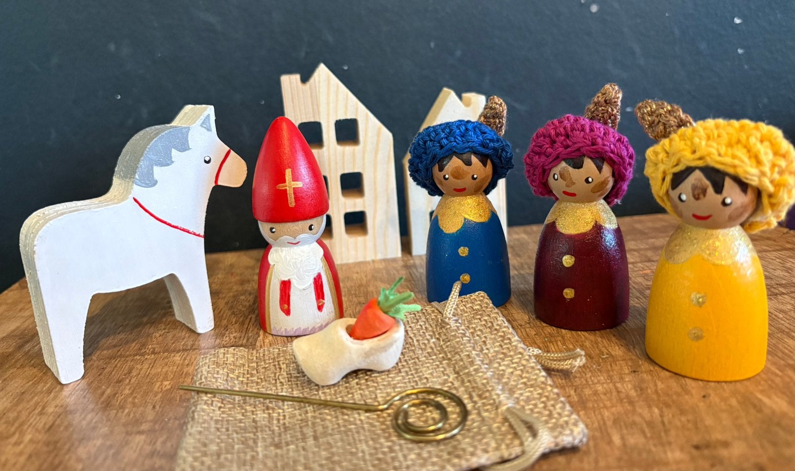 Sinterklaas peg dolls, Ophalen of Verzenden, Nieuw