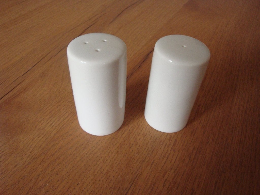 Peper- en zoutstel nieuw wit peper en zout strooiers, Overige typen, Nieuw, Ophalen of Verzenden, Overige stijlen