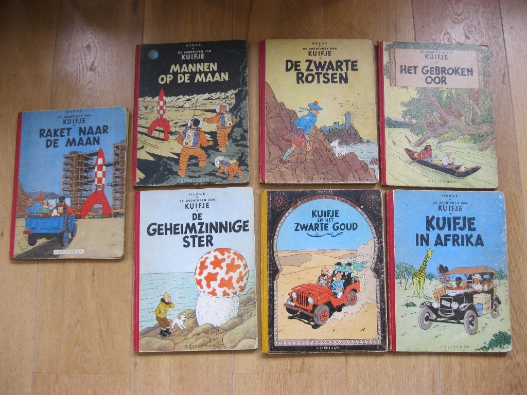kuifje boeken, Boeken, Meerdere stripboeken, Ophalen, Zo goed als nieuw, Hergé ,Casterman