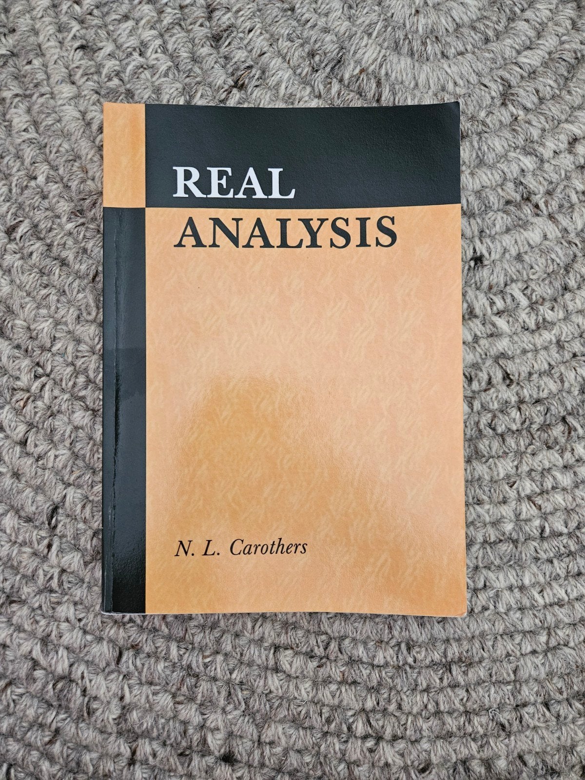 Real Analysis, Boeken, N. L. Carothers, Ophalen of Verzenden, Beta, WO