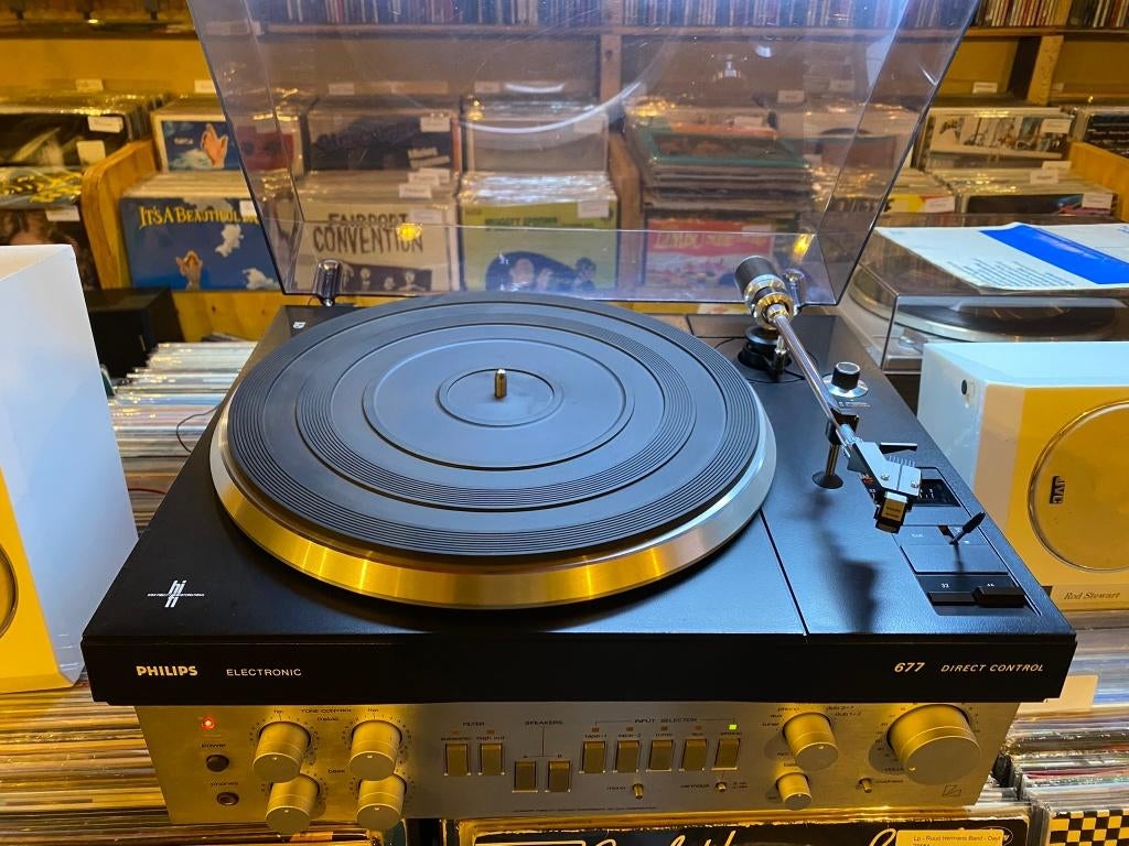 Philips 677 Platenspeler, Audio, Tv en Foto, Platenspelers, Philips, -, -, Ophalen of Verzenden