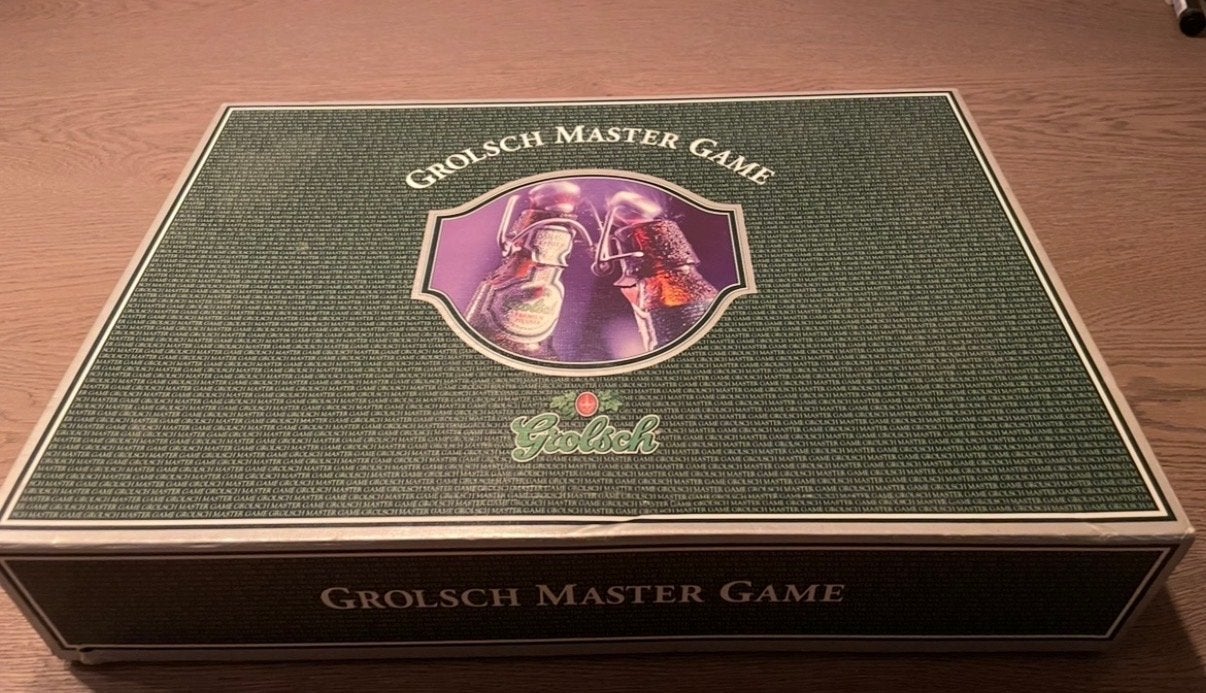 Grolsch Master Game Bordspel - Compleet en Zo Goed als Nieuw, Drie of vier spelers, Ophalen of Verzenden, Nieuw