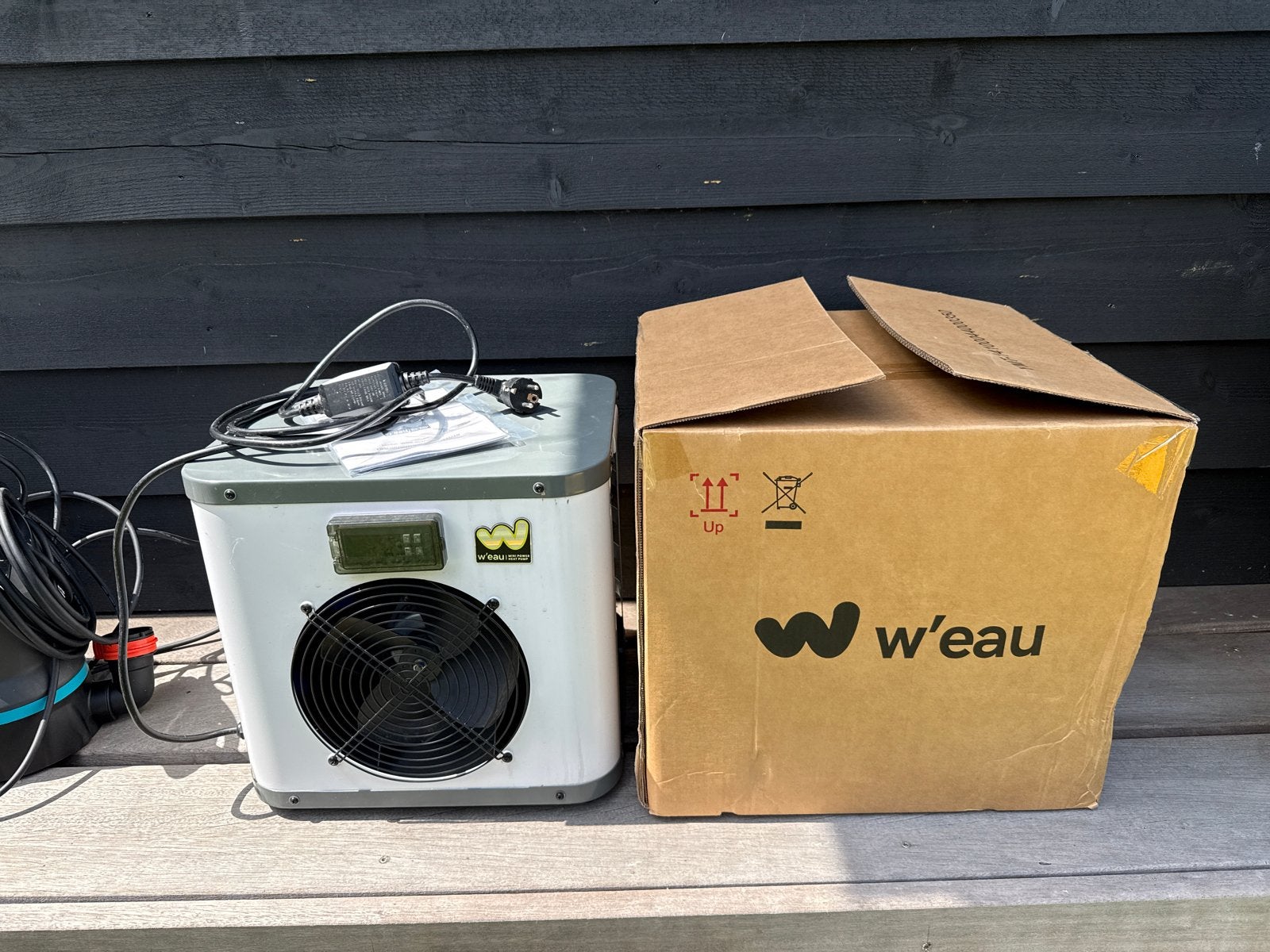 W'eau Zwembad Warmtepomp 3.0 kw - Zo goed als nieuw, Tuin en Terras, Ophalen of Verzenden, Zo goed als nieuw, Verwarming