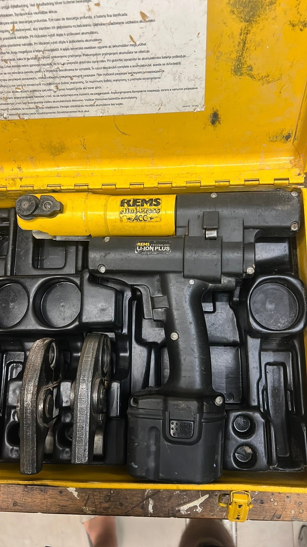 Perstang rems mini, Ophalen of Verzenden, Zo goed als nieuw, Boor- en Schroefmachine
