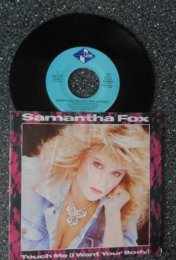 Samantha Fox - touch me (vanaf € 1,50), Cd's en Dvd's, Vinyl Singles, Zo goed als nieuw, Single, Pop, 7 inch, Ophalen of Verzenden