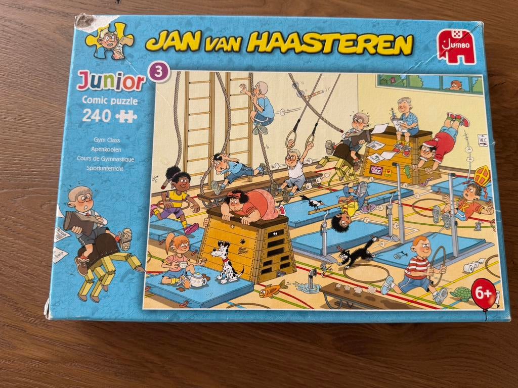 Jan van Haasteren apenkooien, Ophalen of Verzenden, Minder dan 500 stukjes, Zo goed als nieuw, Legpuzzel