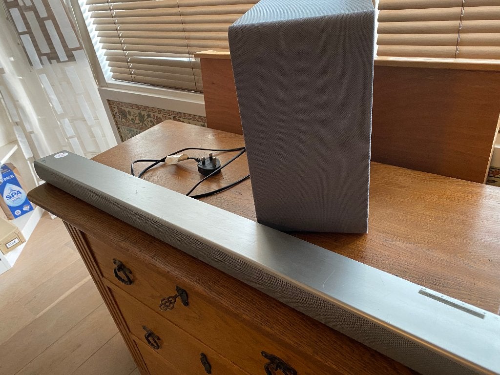 LG Soundbar, Audio, Tv en Foto, Soundbars, Ophalen, Met externe subwoofer, Gebruikt