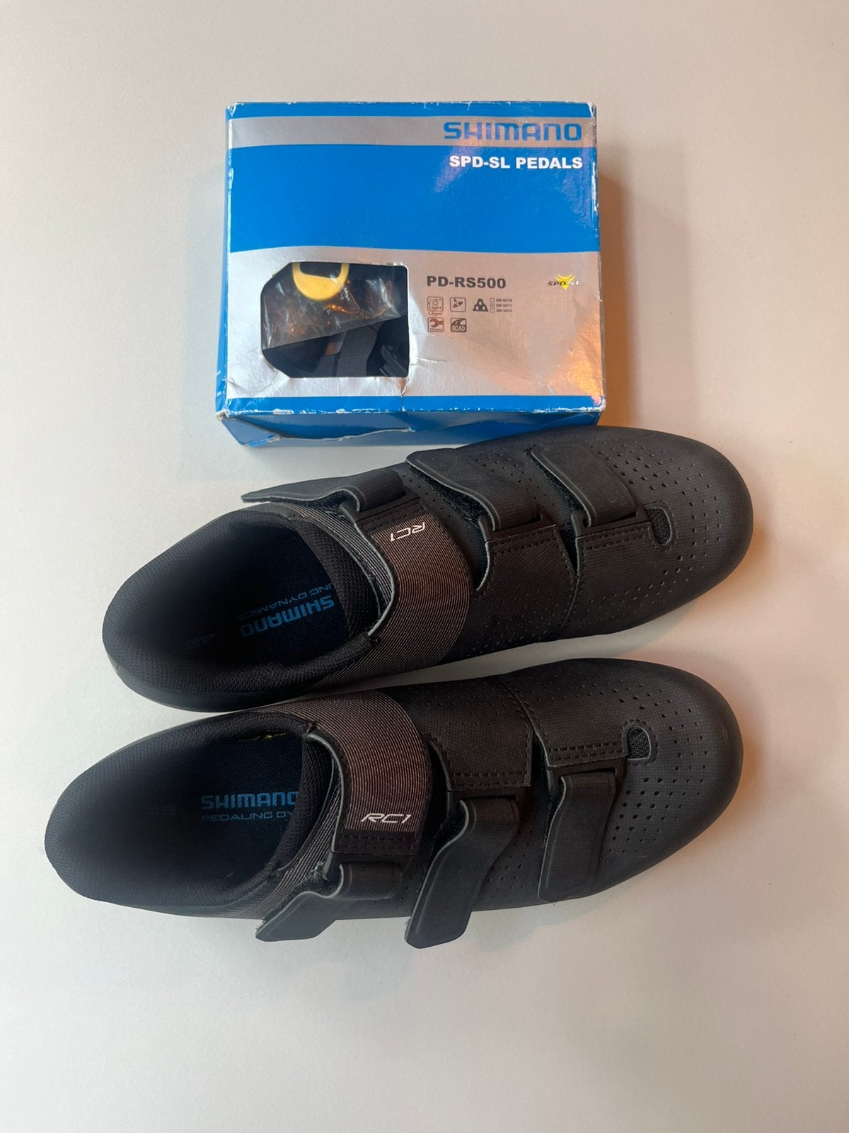 Shimano fietsschoenen+pedalen maat 42, Sport en Fitness, Wielrennen, Ophalen of Verzenden, Nieuw