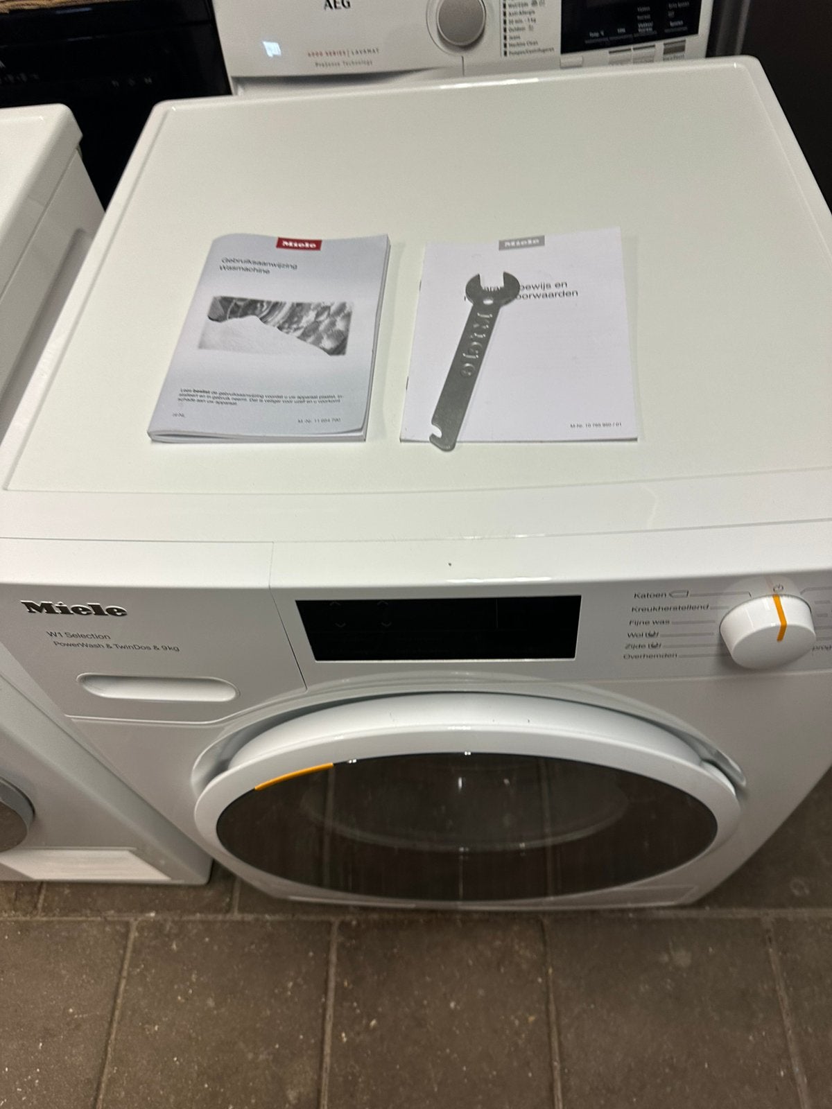 Miele WSI863 WCS 9 kg twin dos nieuwstaat!!!!!, Ophalen, 8 tot 10 kg, Voorlader, 85 tot 90 cm