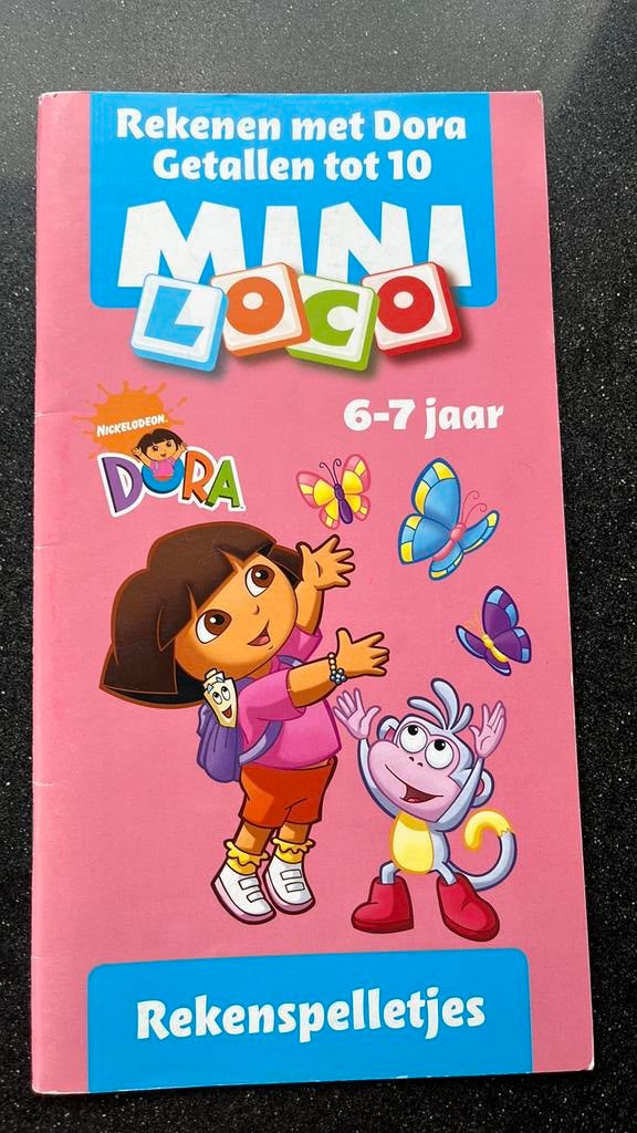 M. Junga - Mini Loco Rekenen met Dora Getallen tot 10, Ophalen of Verzenden, Zo goed als nieuw, Overige niveaus, Nederlands