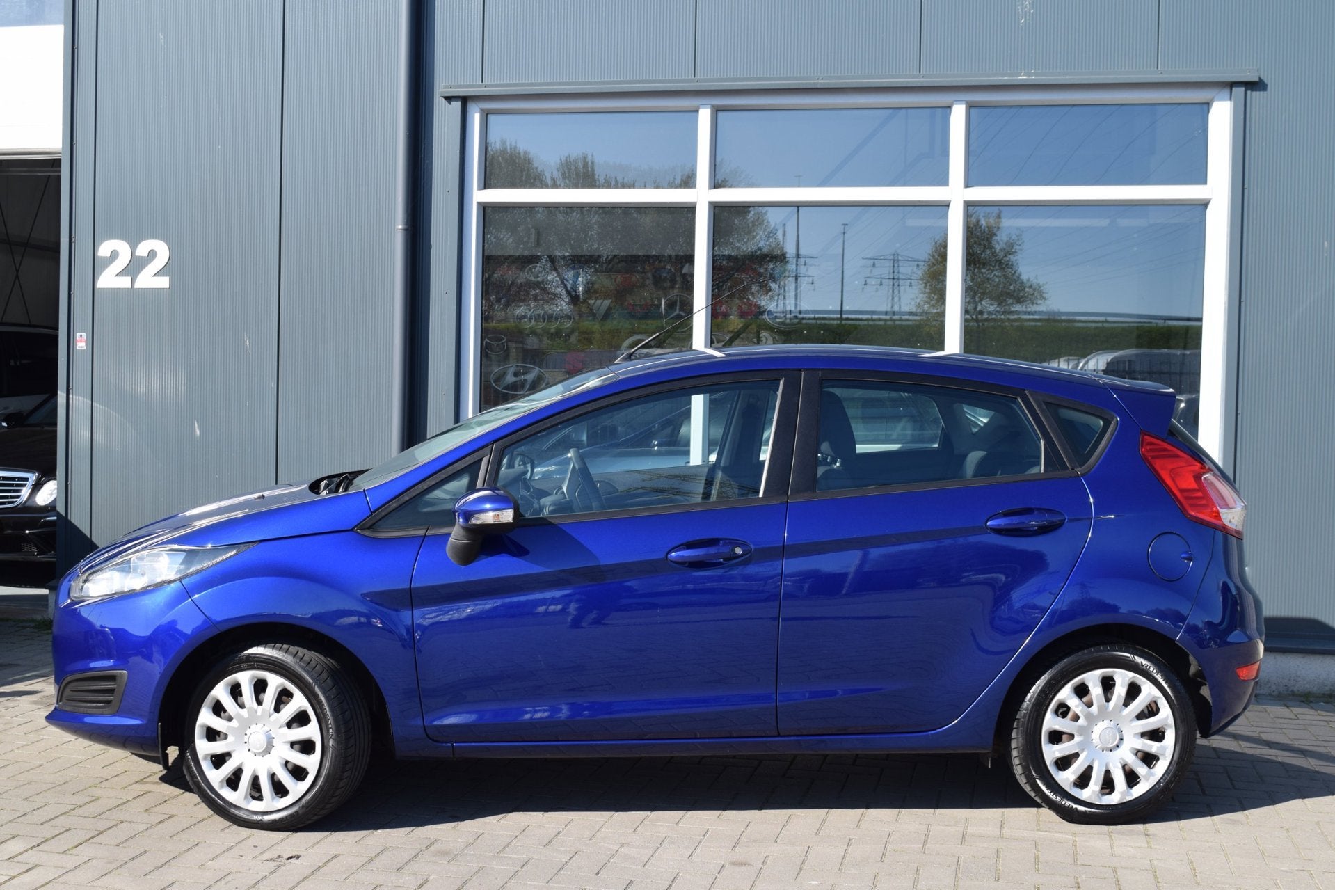 Ford Fiesta 1.0 Style | Airco | Navi | NAP + APK 6-2027, Euro 5, Stof, Zwart, 525 kg