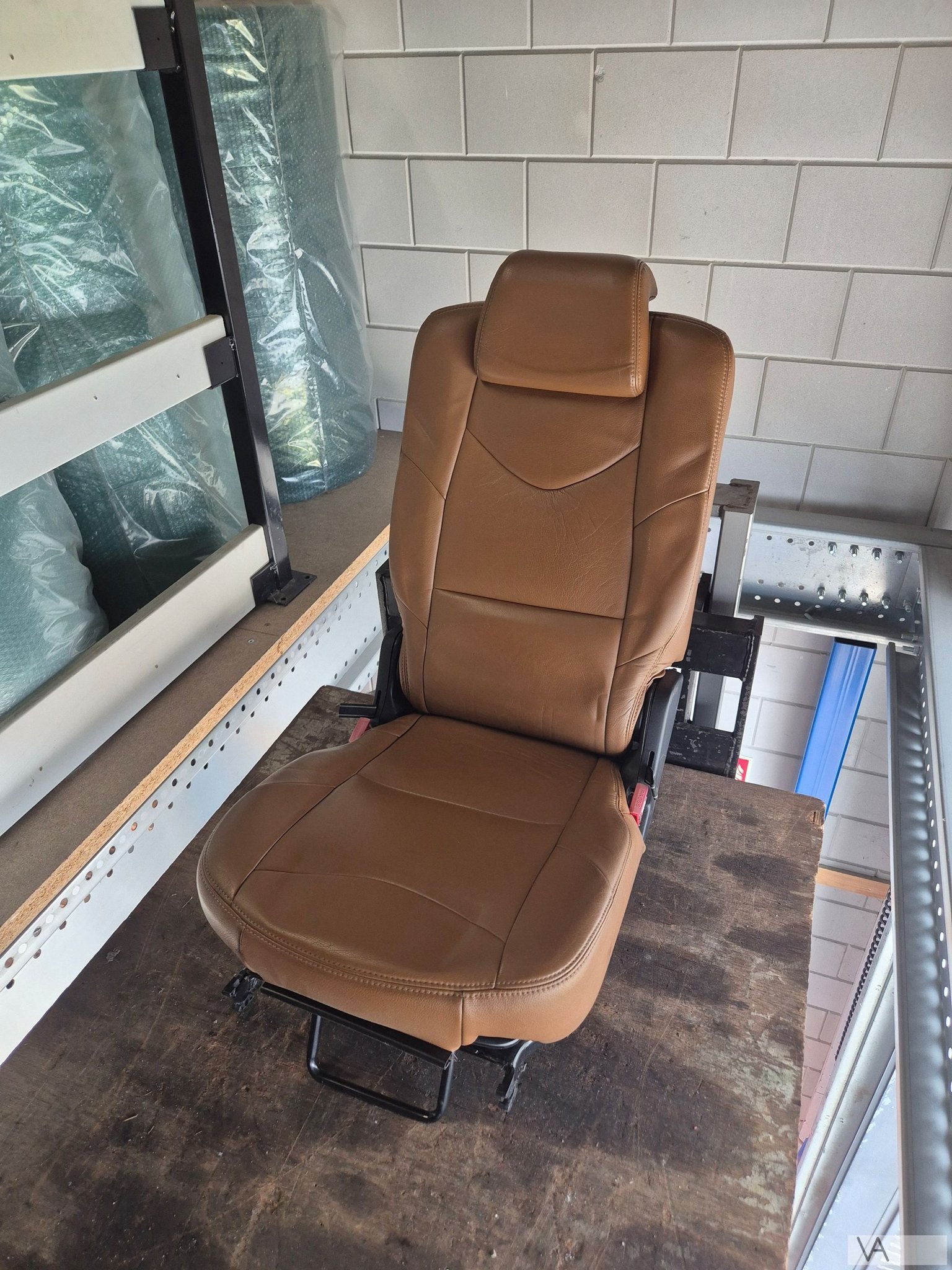 Peugeot 308 sw 2008 - 2013 stoel derde zitrij bruin leer, Auto-onderdelen, Interieur en Bekleding, Gebruikt, -, -, Ophalen of Verzenden