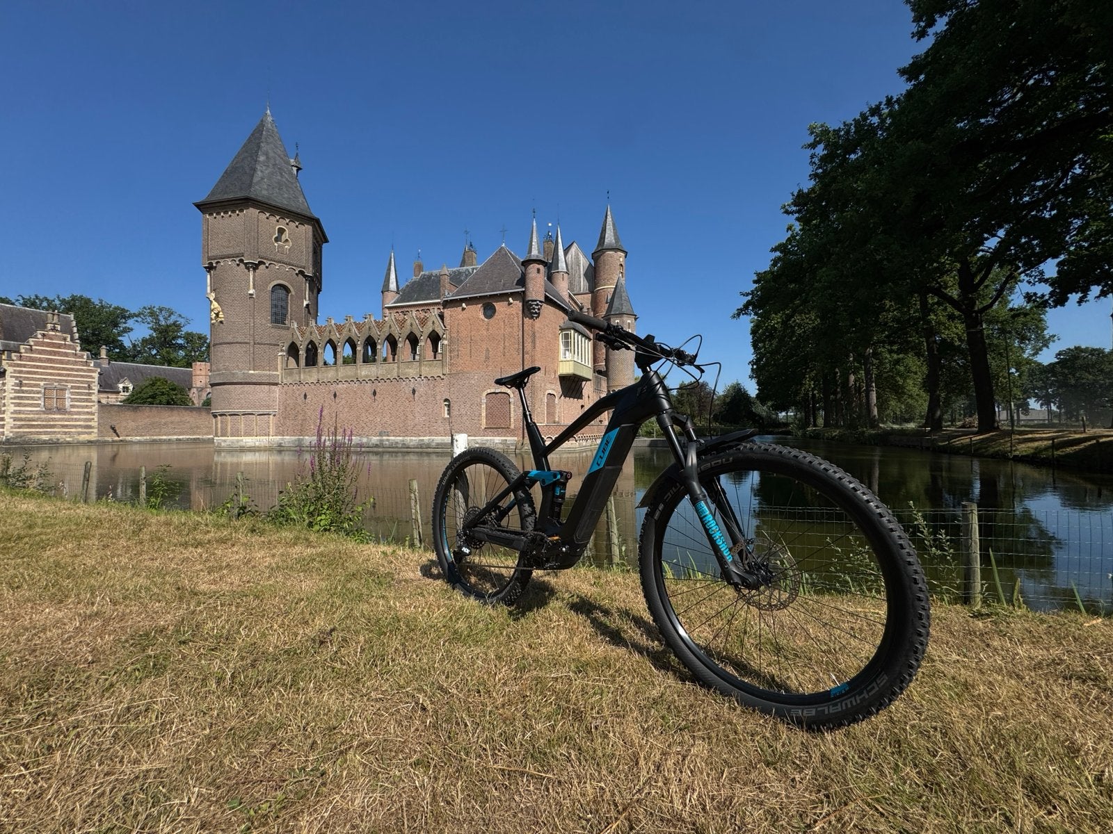 Cube Stereo 140 Hybrid Shadow black - Full Carbon E-MTB, Fully, Ophalen, Gebruikt, Overige merken