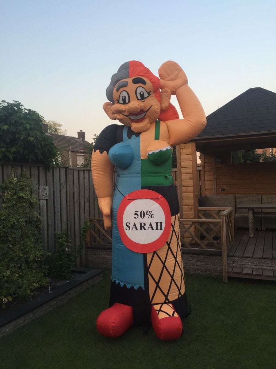 Halve Sarah, Ophalen, Zo goed als nieuw