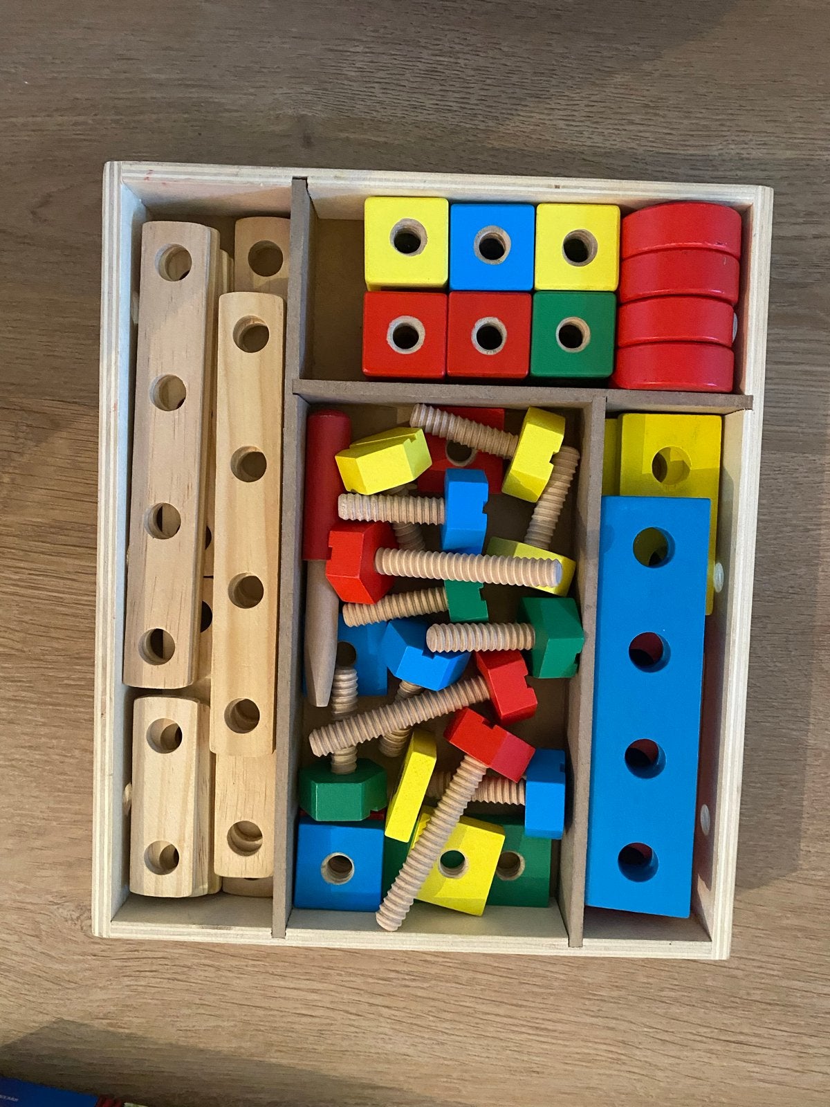 Houten Bouw- en Constructiespeelgoed Set, Ophalen, Gebruikt, Bouwen