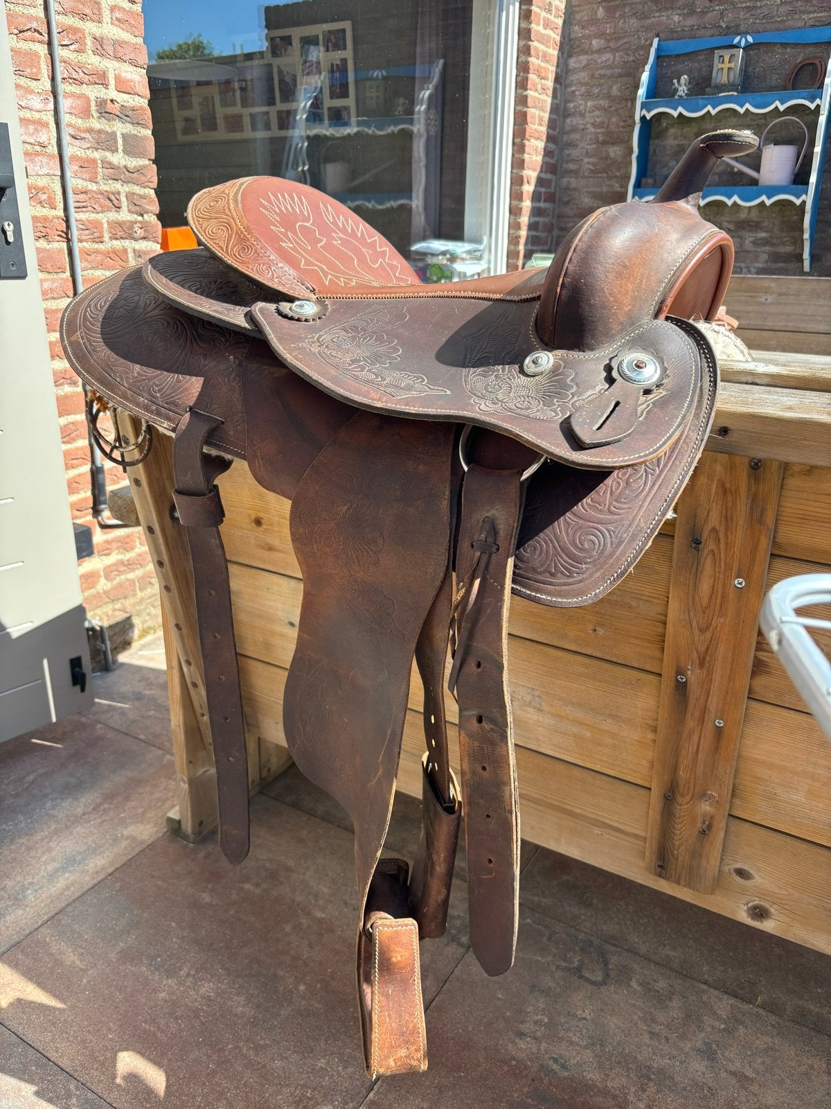 Moet weg! Western zadel, Dieren en Toebehoren, Paarden en Pony's | Zadels, Ophalen, Gebruikt, Recreatie