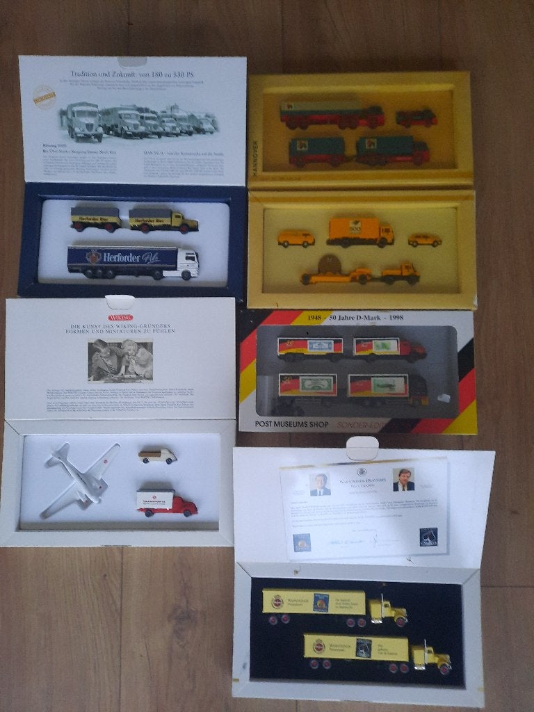 Wiking.6 speciale uitgiftes.Doe redelijk bod p stuk of samen, Ophalen of Verzenden, Zo goed als nieuw, Bus of Vrachtwagen, Wiking