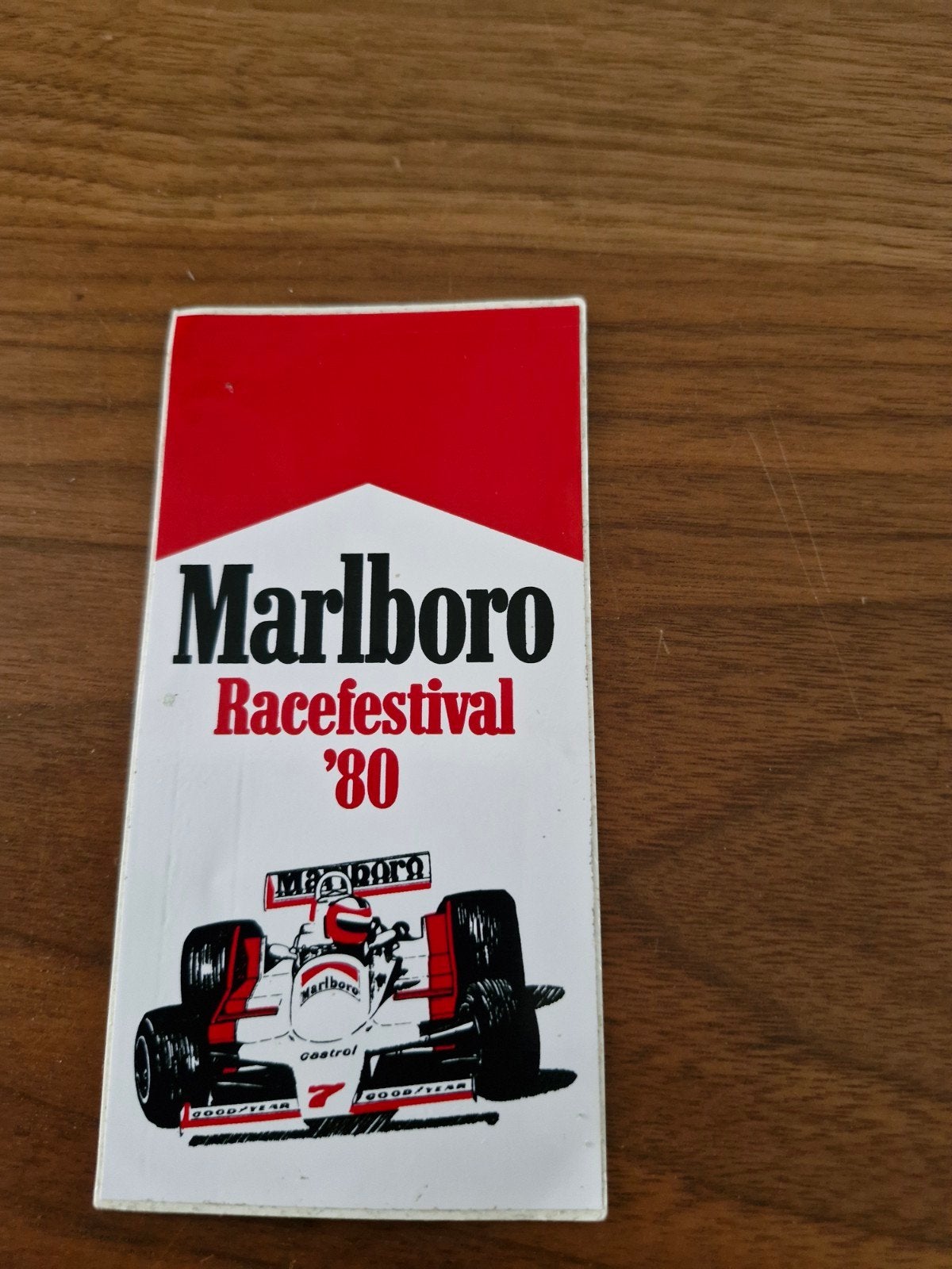 Marlboro Racefestival '80 Formule 1 Sticker, Ophalen of Verzenden, Zo goed als nieuw, Auto of Motor