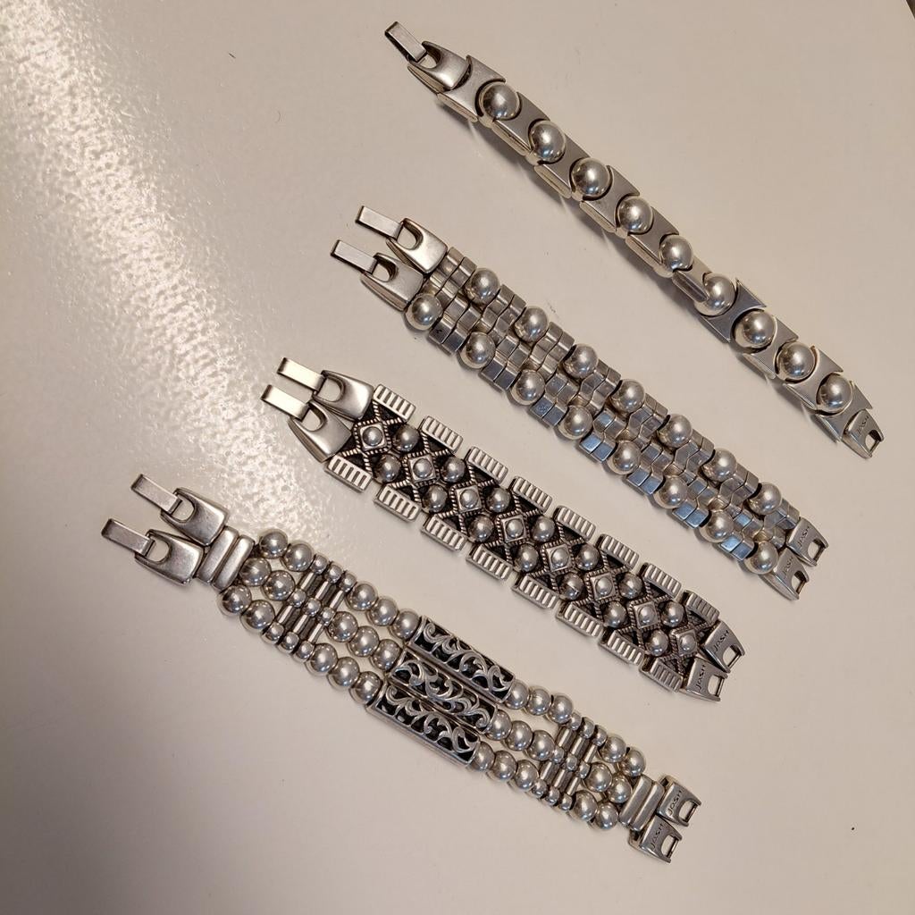 Diverse mooie zilveren armbanden armband van Josh, Ophalen of Verzenden, Zo goed als nieuw, Zilver, Zilver