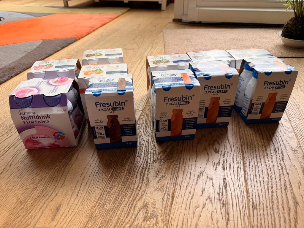 44 Nutridrink flesjes, Ophalen