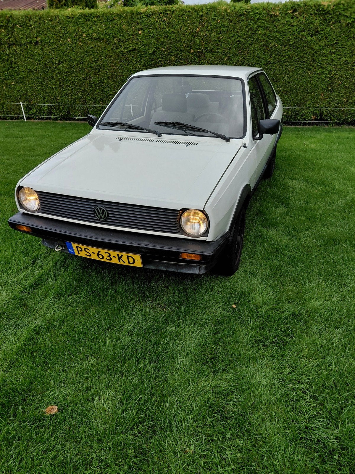 Volkswagen Polo 1.3 K9 1986 Wit, Voorwielaandrijving, 735 kg, 54 pk, 4 cilinders