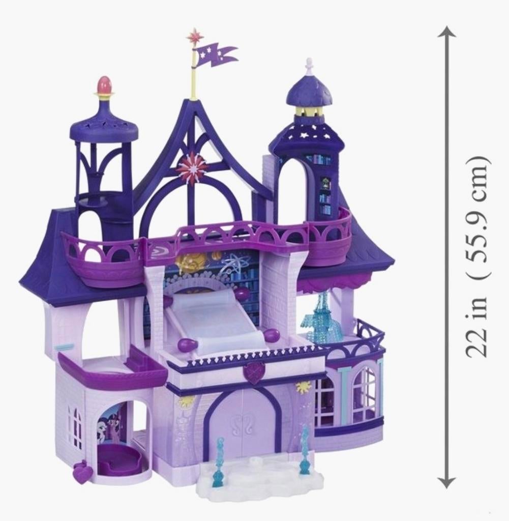 My Little Pony Kasteel met Licht- en Geluidseffecten, Ophalen of Verzenden, Zo goed als nieuw