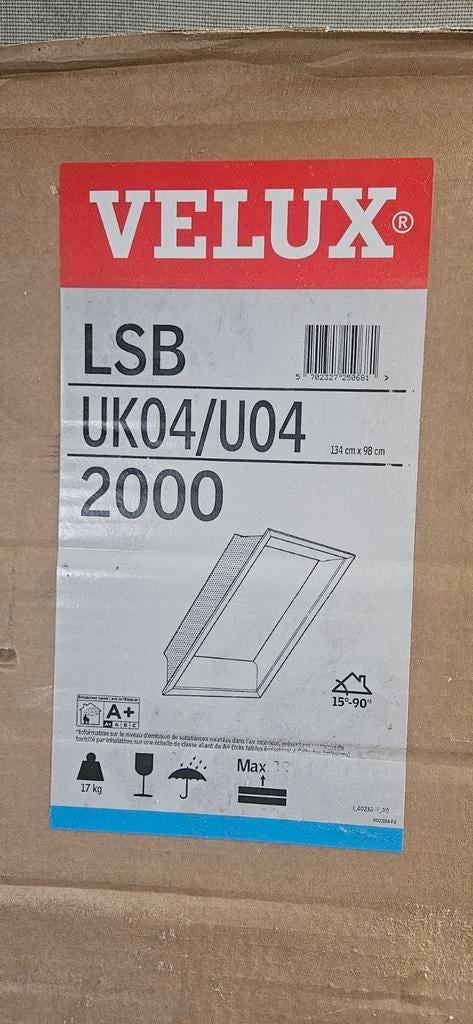 velux lsb 2000 uk04 nieuw, Doe-het-zelf en Verbouw, Glas en Ramen, Ophalen of Verzenden, Nieuw, Minder dan 80 cm, Dakraam