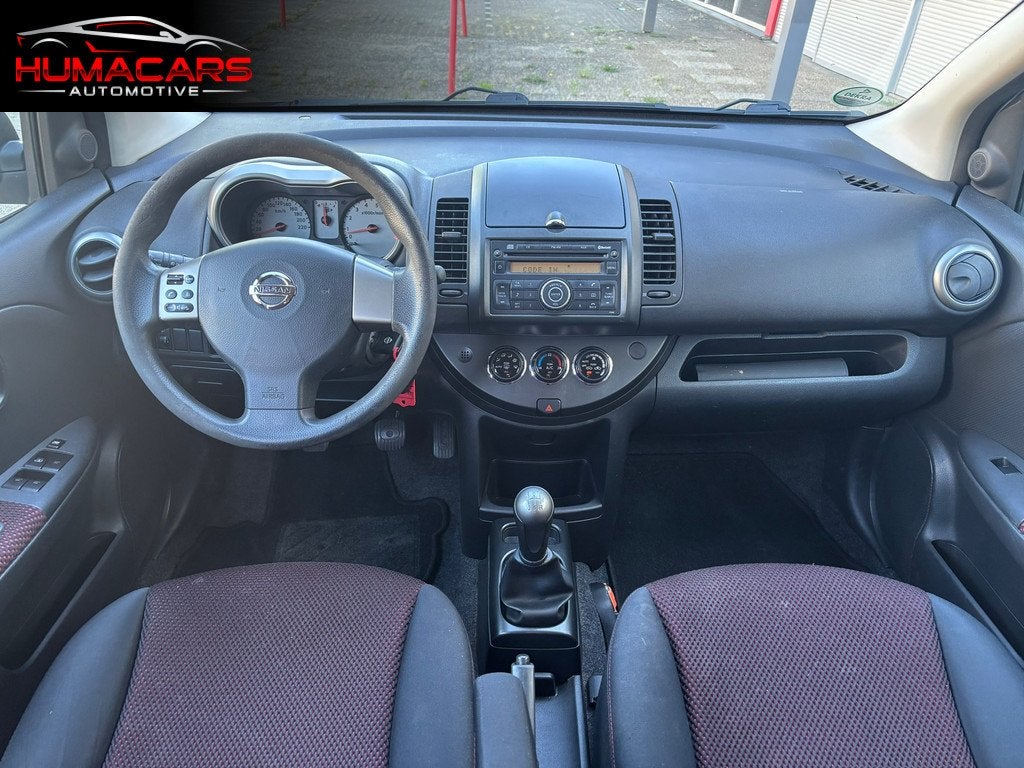 Nissan Note 1.6 Life Pack|Airco|Nap|Bt radio, Auto's, Nissan, Voorwielaandrijving, Origineel Nederlands, Handgeschakeld, 1000 kg
