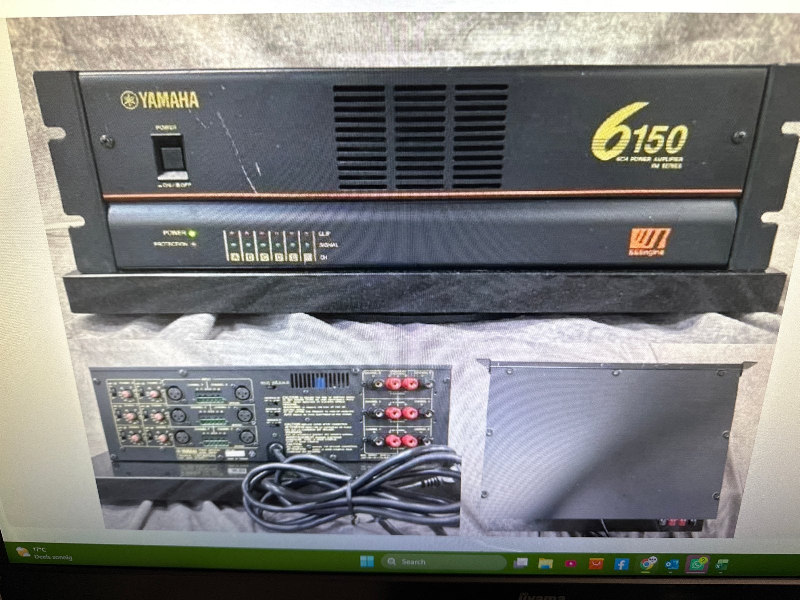 Yamaha 6150 6-kanaals eindversterker, Ophalen, Info@br-productions.nl, Yamaha, Voorstraat