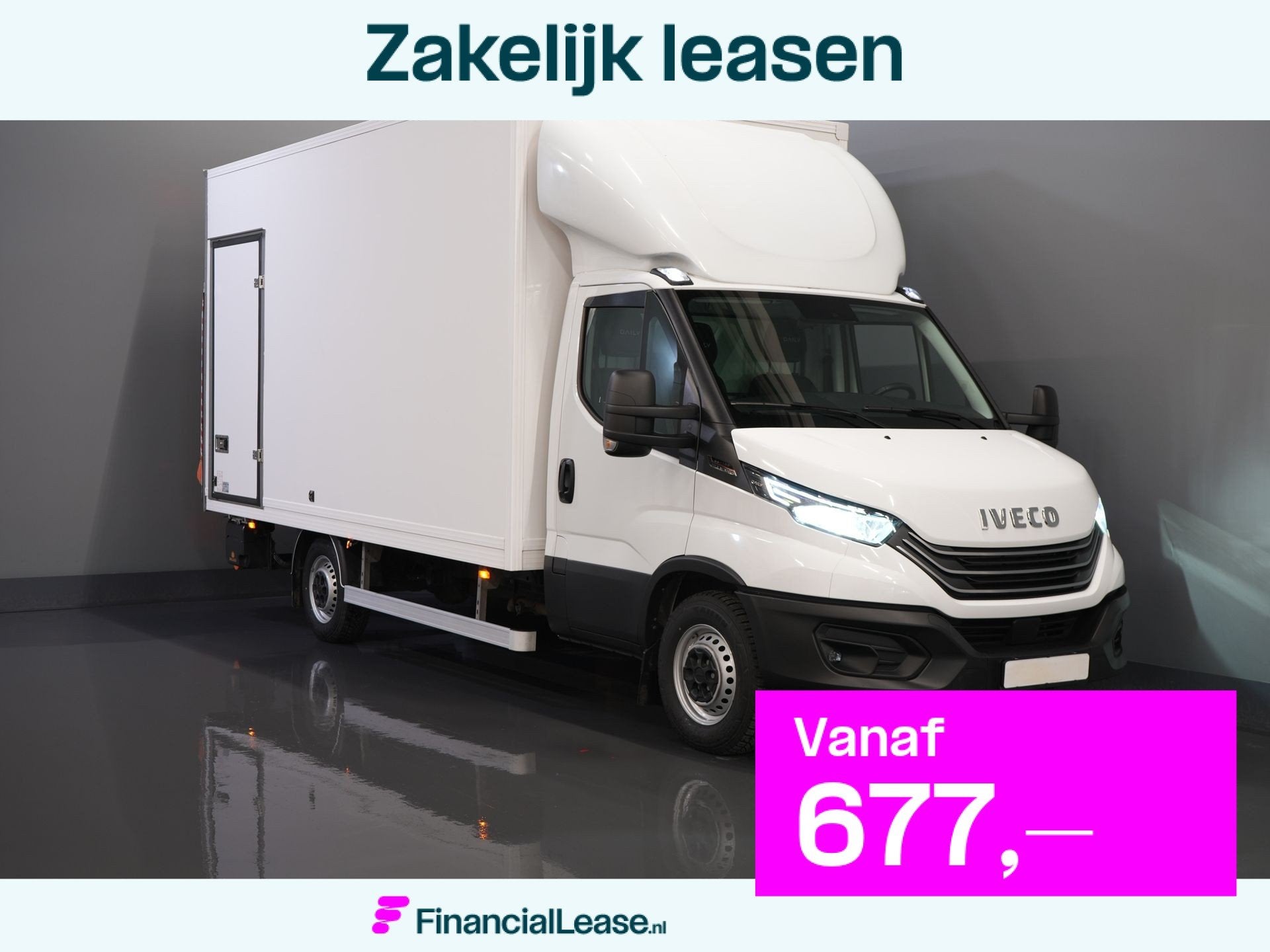 Iveco Daily 35S18HV 3.0 Aut. ZF BPM VRIJ! Bakwagen Laadklep/, Automaat, Gebruikt, 4 cilinders, Iveco