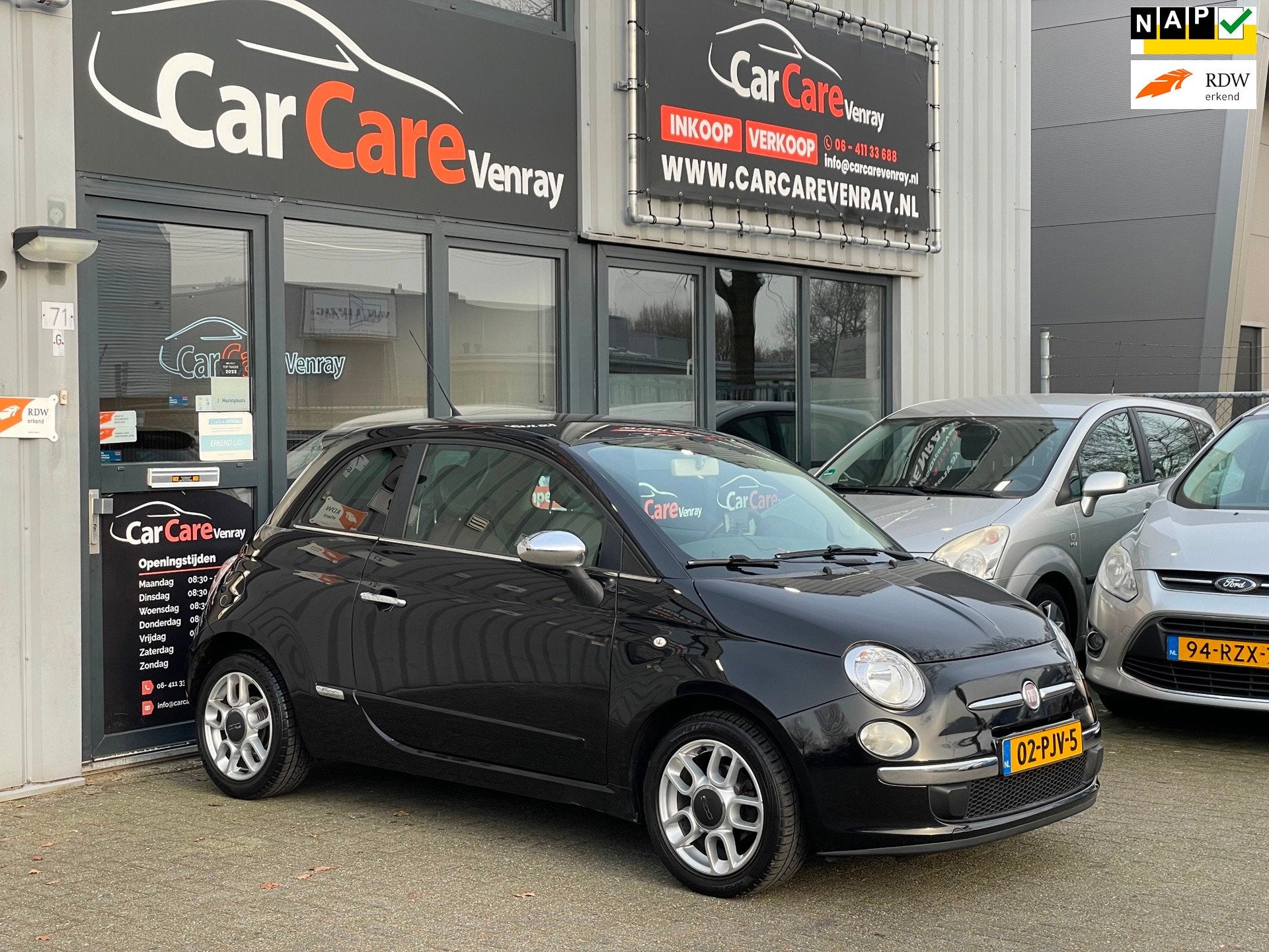 Fiat 500 1.2 Sport|APK02-2027|NAP|CRUISECONTROLE|CAMERA|AIRC, Gebruikt, 1242 cc, 4 cilinders, Leder en Stof