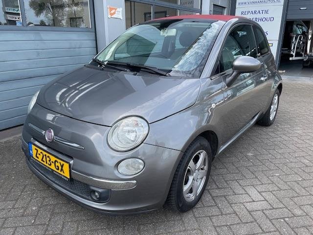 Fiat 500 C 1.2 Lounge Cabrio Airco APK 4-2027, Voorwielaandrijving, Euro 5, Stof, Gebruikt