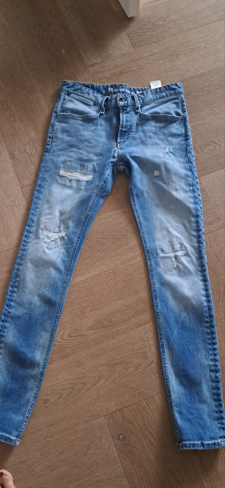 Denham lichtblauwe jeans 31/36 zgan, Blauw, Overige jeansmaten, Ophalen of Verzenden, Zo goed als nieuw