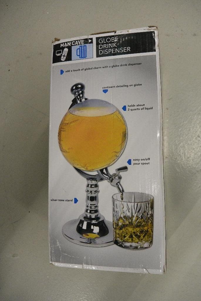 Wereldbol drankdispencer whiskeydispenser nieuw in doos, Ophalen of Verzenden, Nieuw