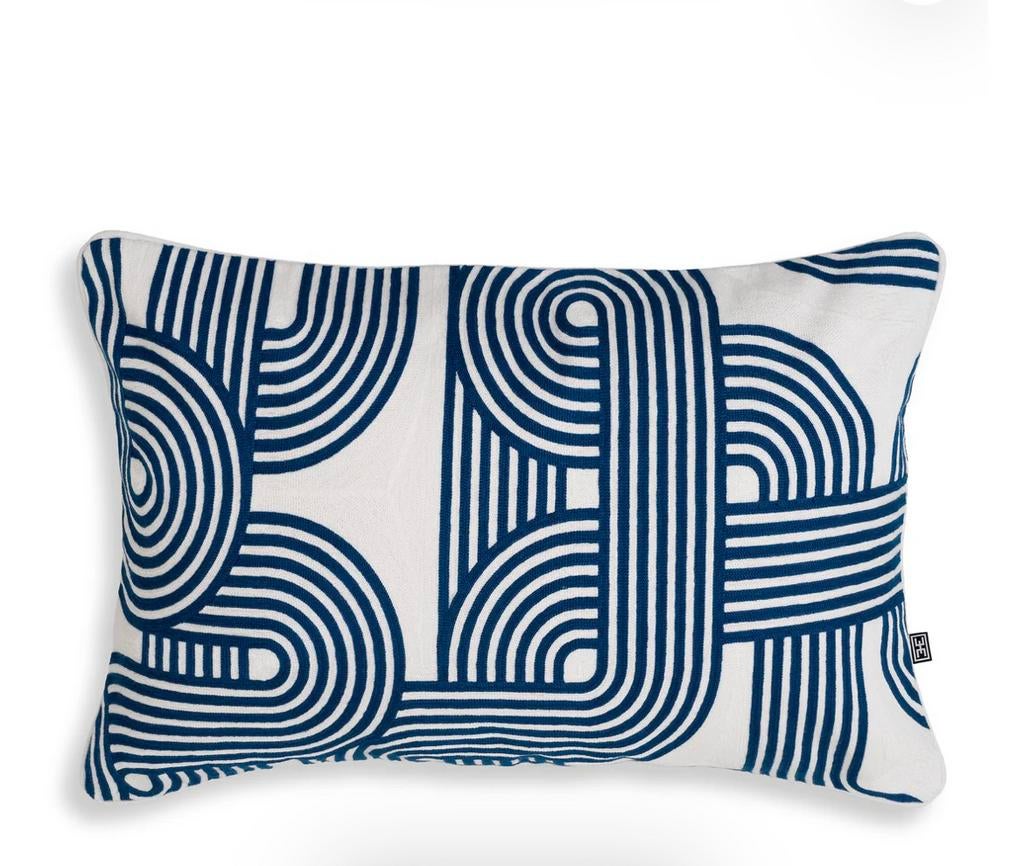 Eichholtz kussensloop 40x60, Ophalen of Verzenden, Nieuw, Blauw, Vierkant