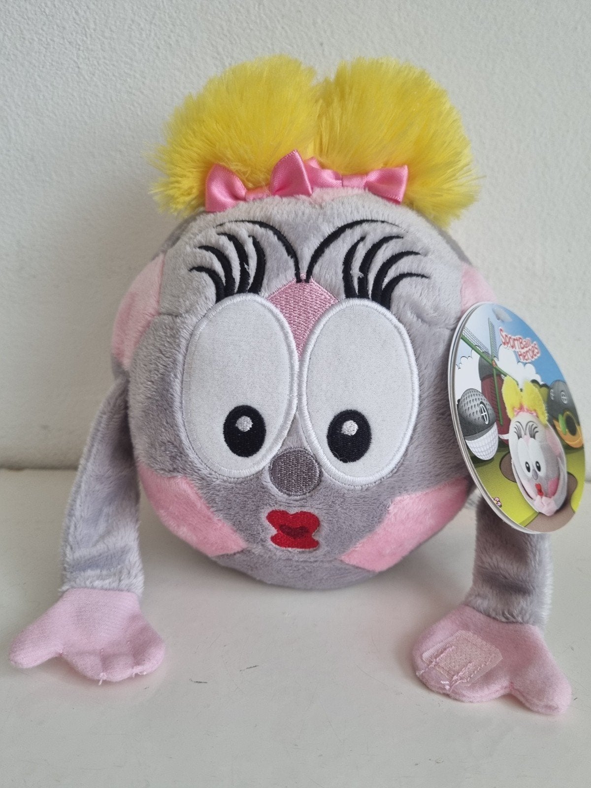 SportballHeroes,VOETBALMEISJE,20cm,Kaart/Label,Nieuw!, Overige merken, Overige karakters, Overige typen, Nieuw