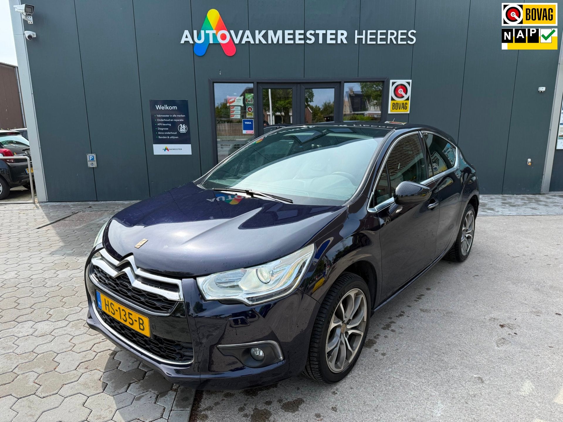 DS 4 1.2 PureTech 1955, Auto's, Gebruikt, Euro 6, 1199 cc, Blauw