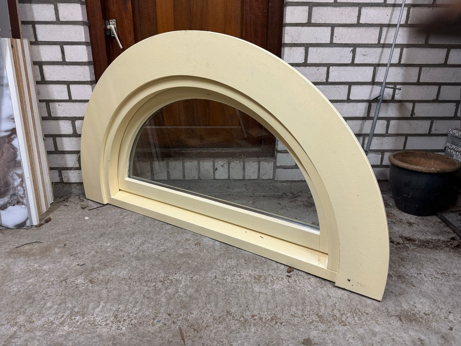 Nieuw halfrond dakraam voor rieten dak, Doe-het-zelf en Verbouw, Ophalen, 80 tot 120 cm, Nieuw, Dubbelglas