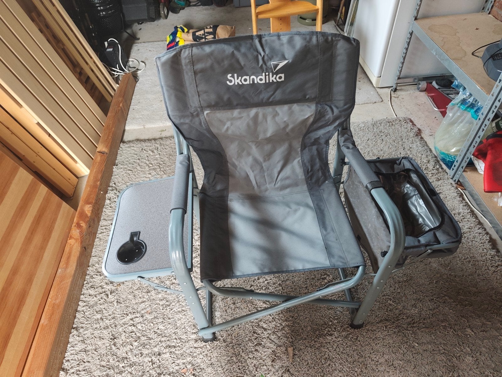 Skandika Campingstoel/Visstoel - met Tafel en Koeltas, Watersport en Boten, Ophalen, Gebruikt, Overige typen
