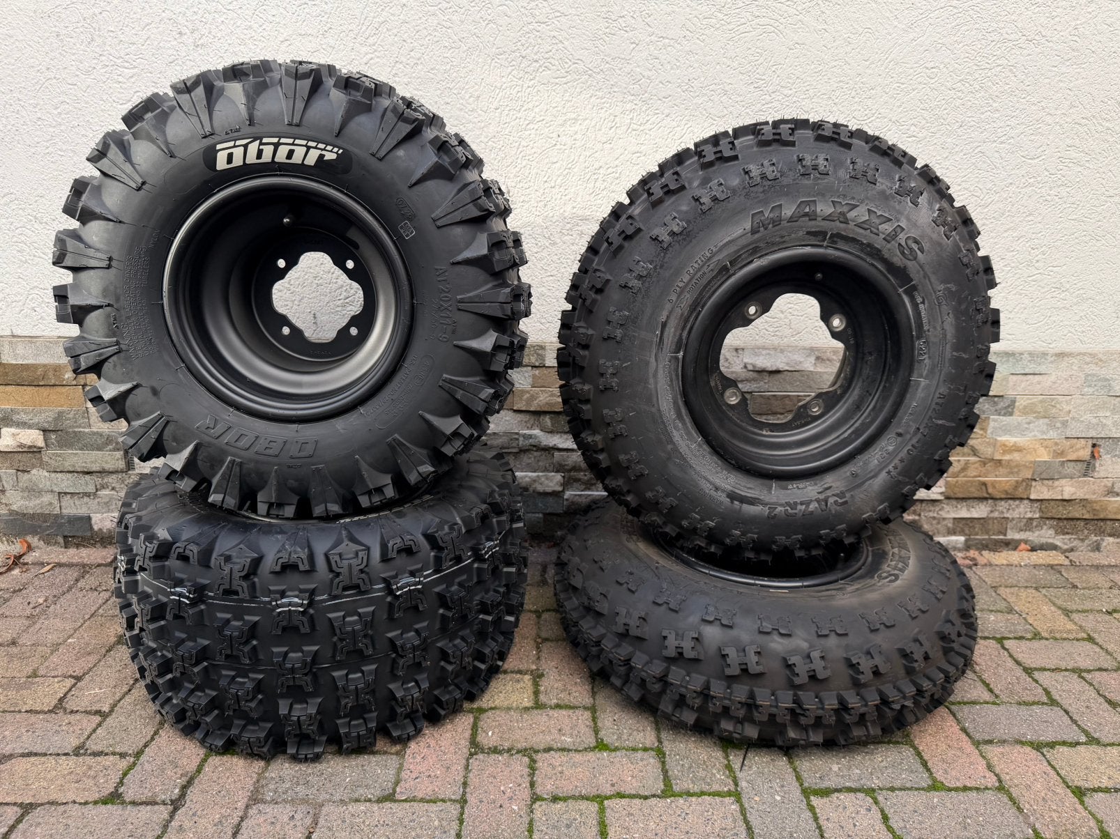 Yamaha Raptor velgen met crossbanden YFM 700 YFZ 450, Gebruikt, Yamaha, Yamaha, Yamaha