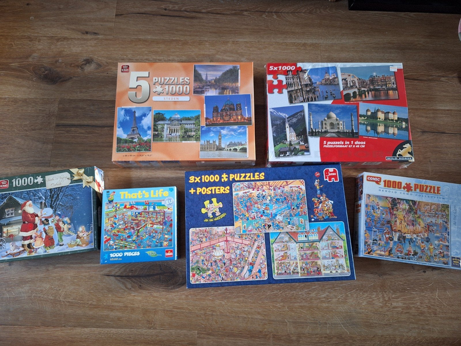 Diverse puzzels, Ophalen, 500 t/m 1500 stukjes, Zo goed als nieuw