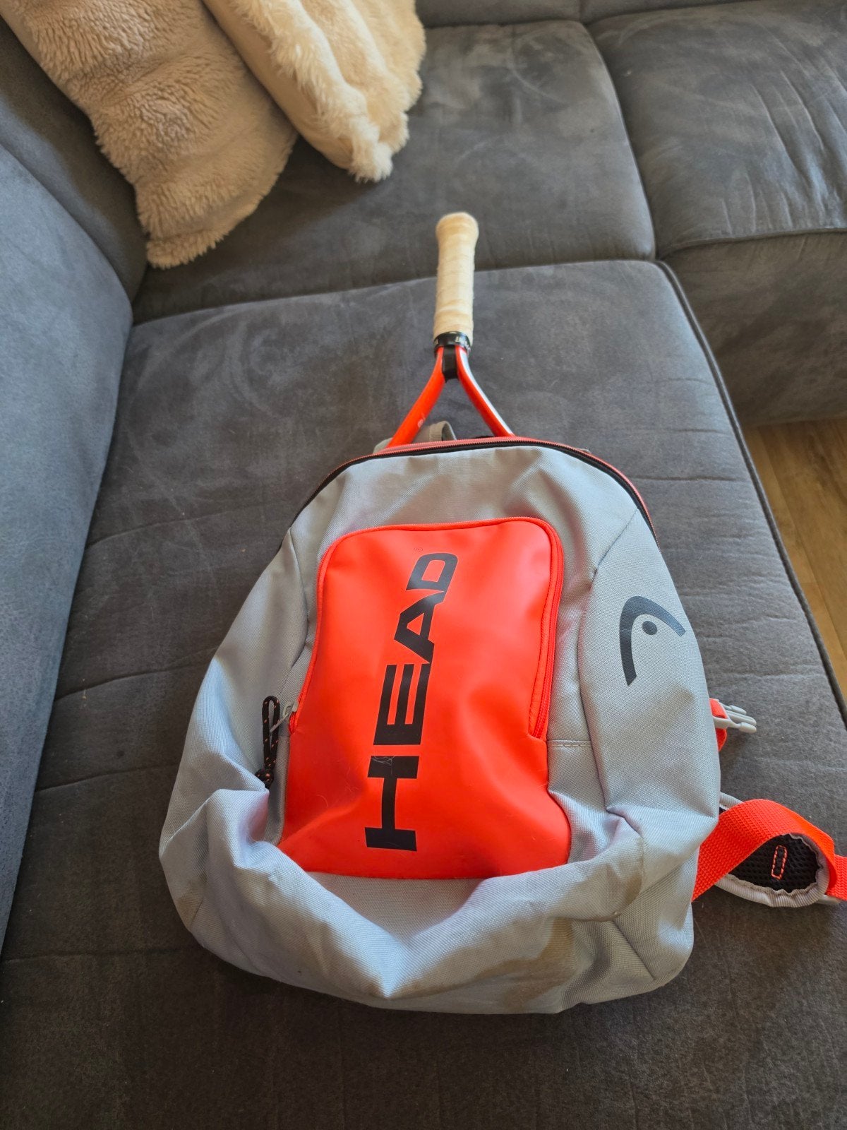 Junior tennisracket Head JR 25 met tas (8-10 jaar), Sport en Fitness, Tennis, Ophalen of Verzenden, Gebruikt, Racket, Head