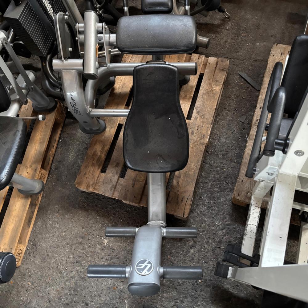 Life Fitness - Ab Crunch Bench, Sport en Fitness, Ophalen of Verzenden, Gebruikt, Benen, Fitnessbank