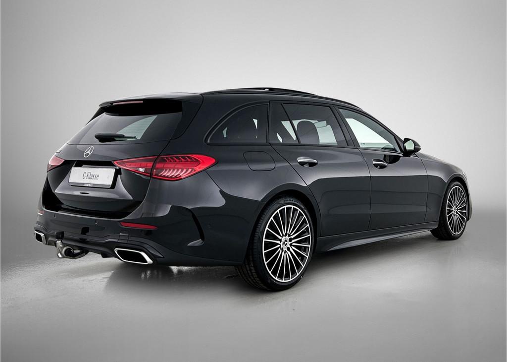 Mercedes-Benz C-Klasse Estate 180 Business Solution AMG | Co, Auto's, Mercedes-Benz, Automaat, Achterwielaandrijving, Zwart, 4 cilinders