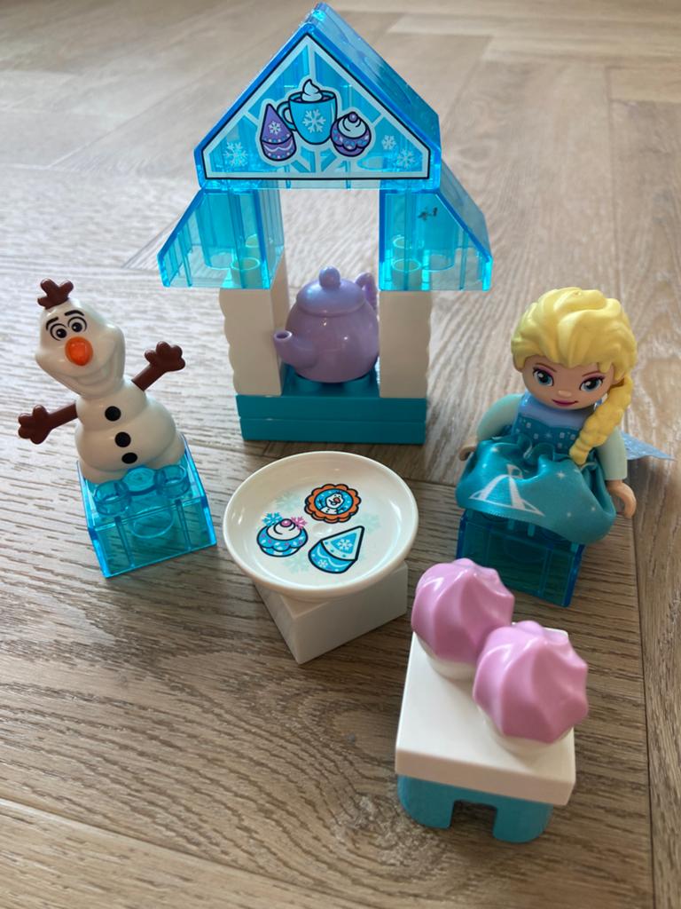 Duplo Frozen setje compleet met Elsa en Olaf, Gebruikt, Ophalen of Verzenden, Compleet, Complete set