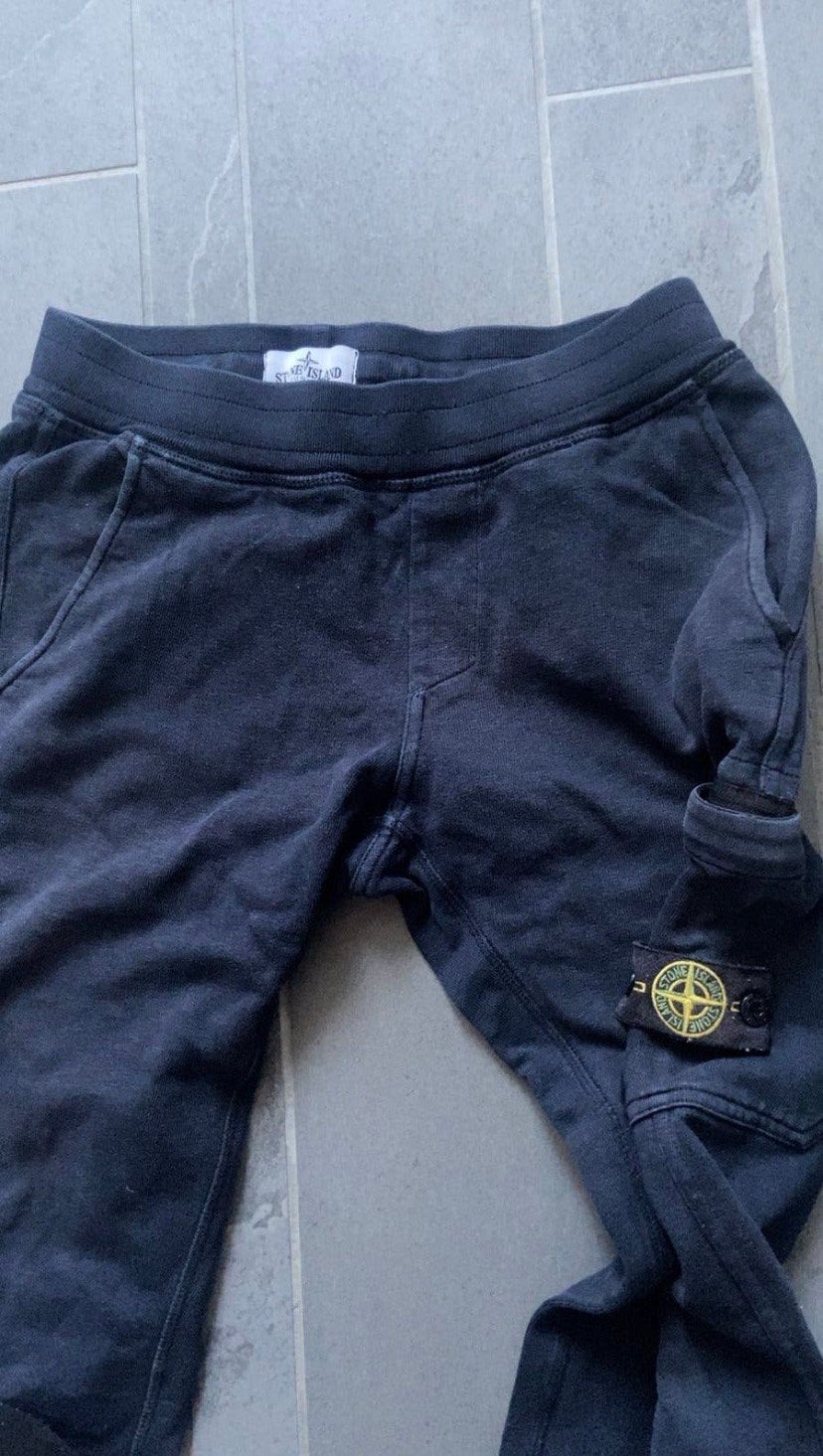 Stone Island Junior cargo broek 156, Ophalen of Verzenden, Zo goed als nieuw, Maat 46 (S) of kleiner, Blauw