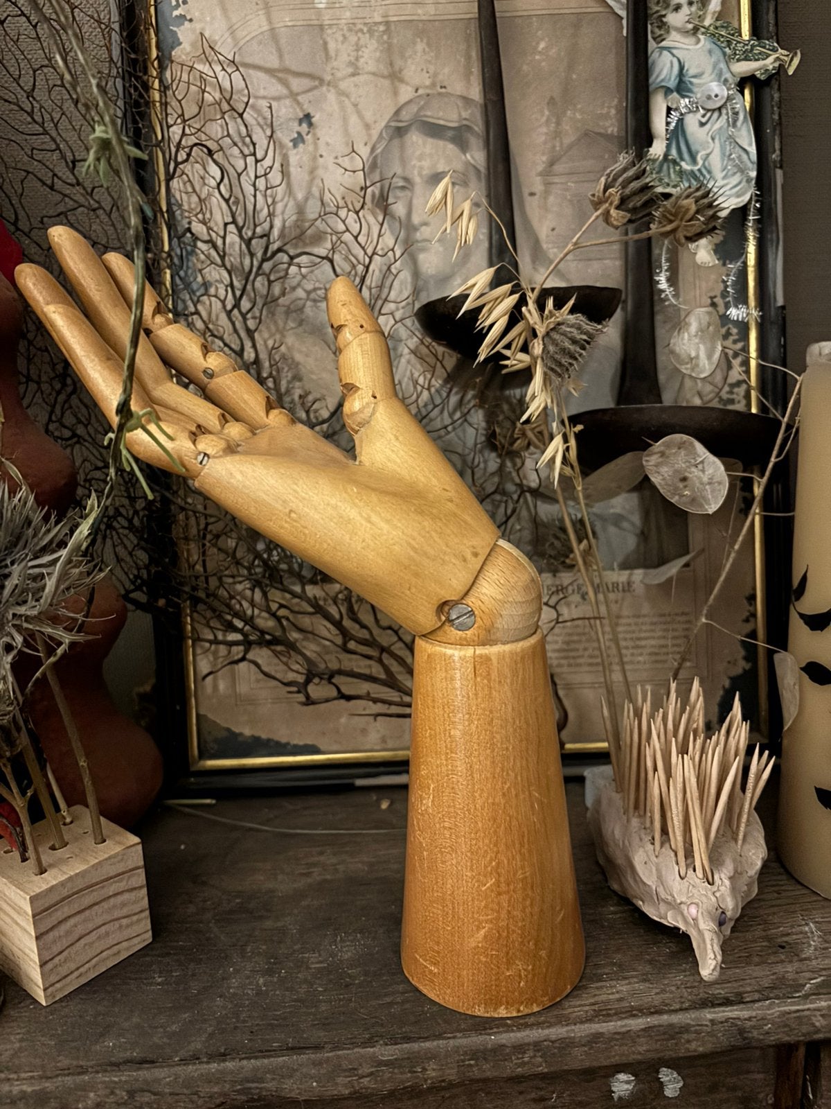 Etalage hand paspop industrieel winkel, Antiek en Kunst, Curiosa en Brocante, Ophalen of Verzenden