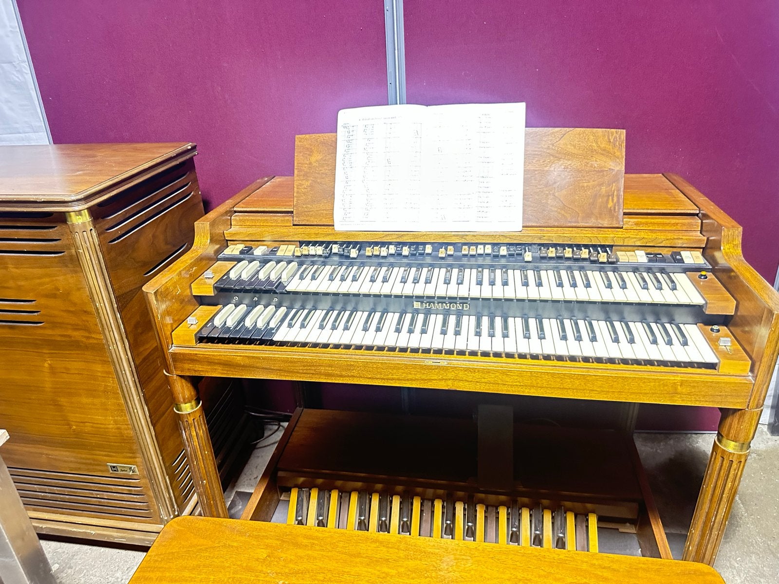 Hammondorgel B 3000 USA met 2 klavieren en pedalen, Muziek en Instrumenten, Orgels, Ophalen, Gebruikt, 2 klavieren, Hammondorgel