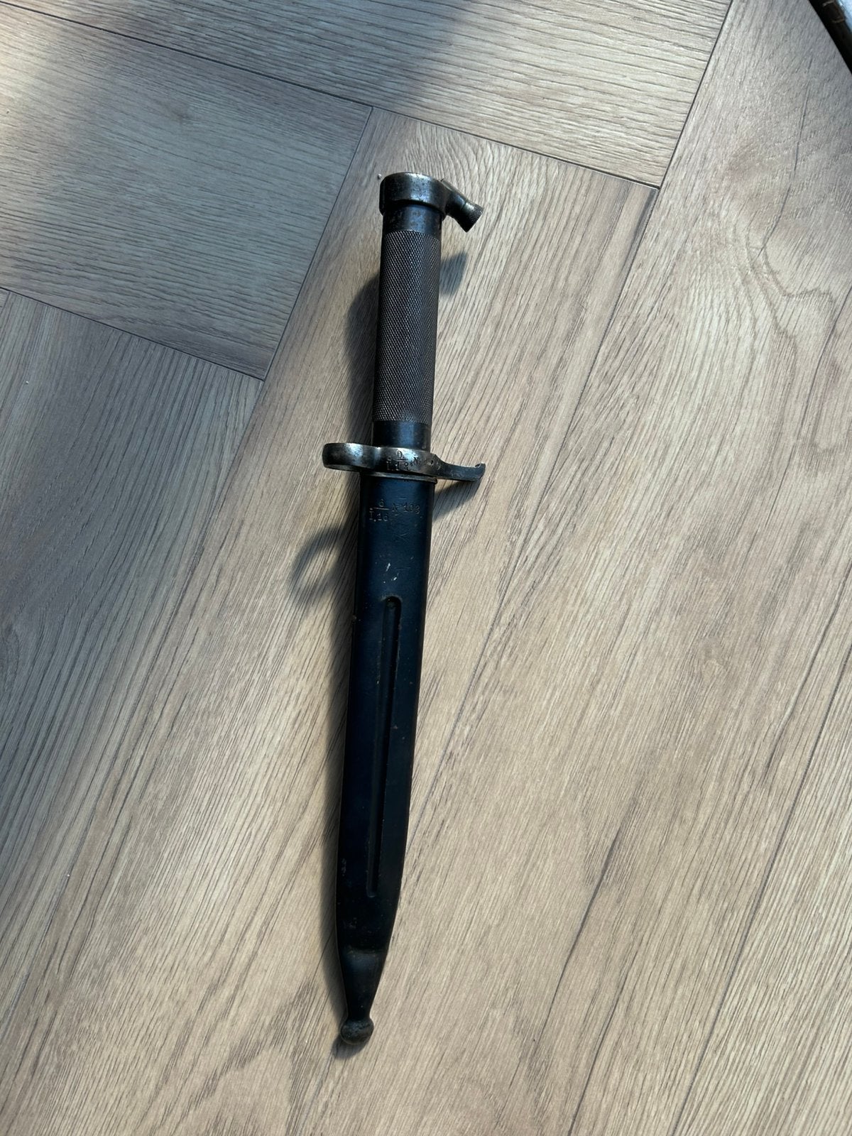 Zwitserse/zweedse mauser bajonet ww2, Ophalen of Verzenden, Duitsland, Mes of Dolk