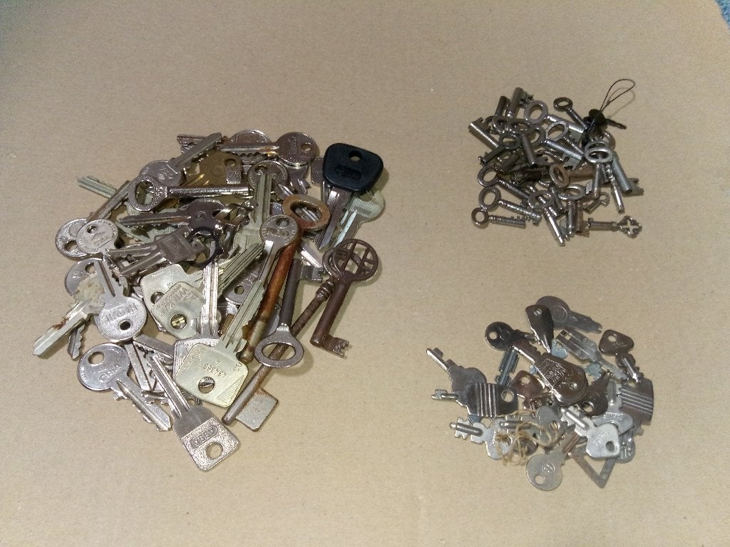 SLEUTELS (COLLIER) EN SLOTEN, Ophalen, Overige typen